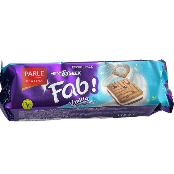 Fab Vanilla Hide & Seek Biscuits - Parle - 112g