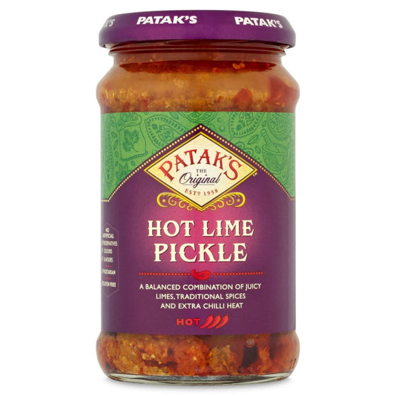 Hot Lime Pickle - Patak's - 283g