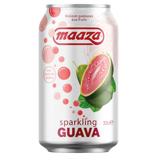 Sparkling Guava Fruit Drink - Maaza - 330ml