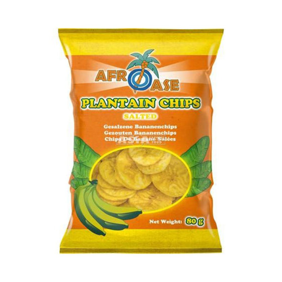 Salted Plantain Chips - Afroase - 80g
