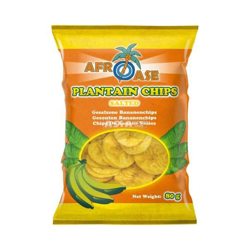 Salted Plantain Chips - Afroase - 80g