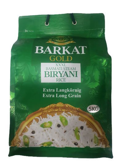 Basmati Steam Biryani Rice XXXL - Barkat - 5kg