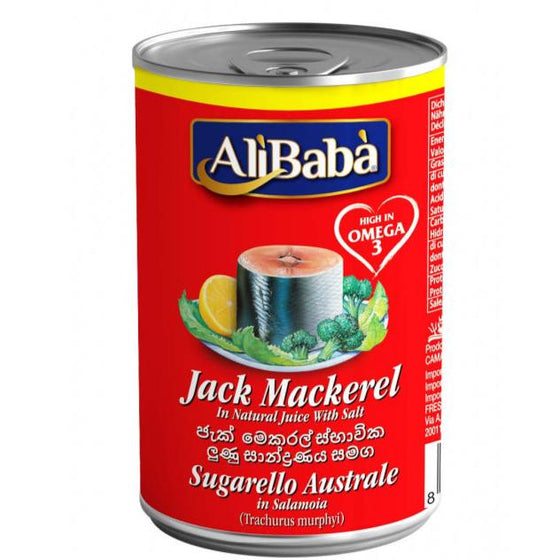 Jack Mackerel In Natural Juice With Salt - Alibaba - 425g