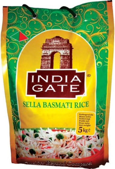 Sella Basmati Rice - India Gate - 5kg