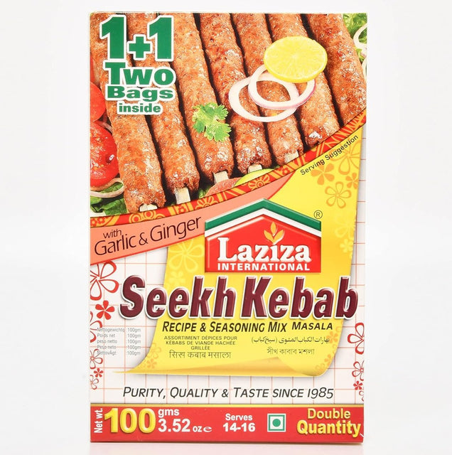 Seekh Kebab Masala with Ginger & Garlic - Laziza - 100g