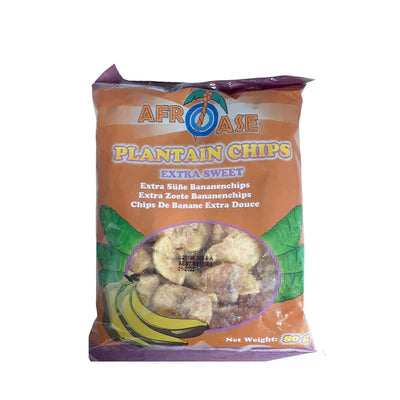 Plantain Chips Extra Sweet - Afroase - 80g