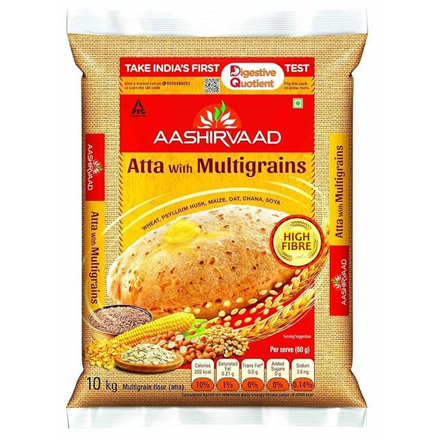 Atta with Multigrains - Aashirvaad - 10kg