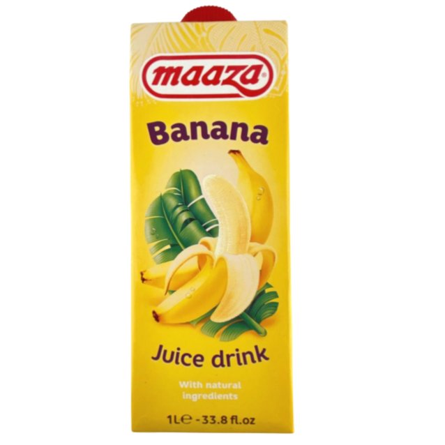 Banana Carton Fruit Drink - Maaza - 1L