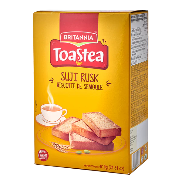 Suji Rusk Toastea - Britannia - 610g