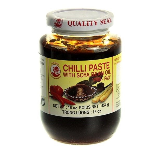 Chilli Paste with Soya Bean Oil - Cock Brand - 454g