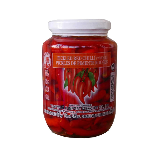Pickled Red Chilli (Whole) - Cock Brand - 454g