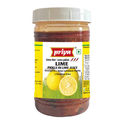 Extra Hot Lime Pickle in Lime Juice - Priya - 300g