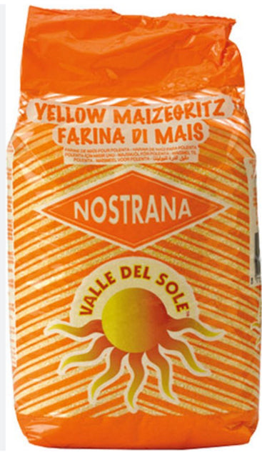 Medium Yellow Maize Flour - Valle Del Sole - 1kg