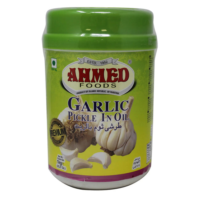 Garlic Pickle in Oil - Ahmed - 1kg