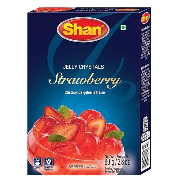Jelly Crystals Strawberry - Shan - 80g