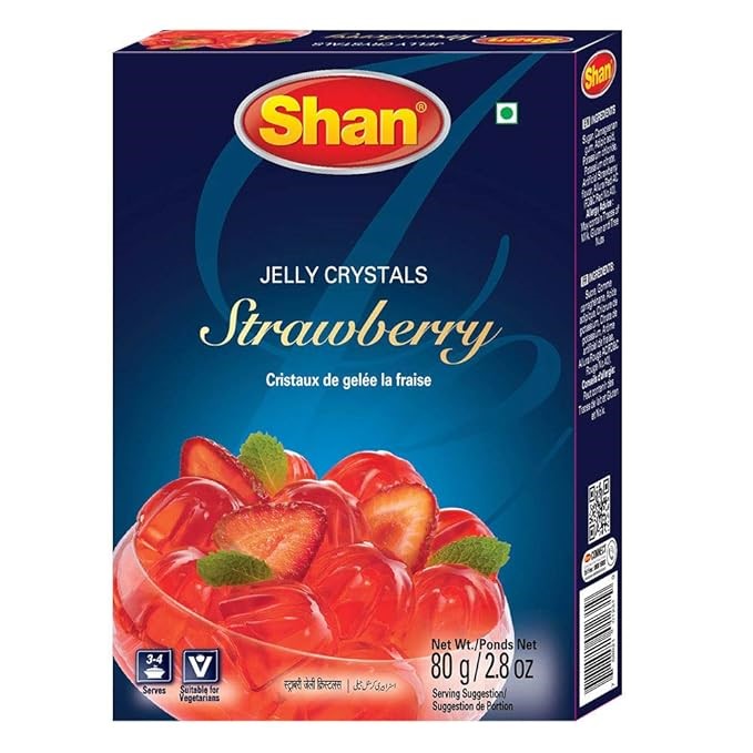 Jelly Crystals Strawberry - Shan - 80g