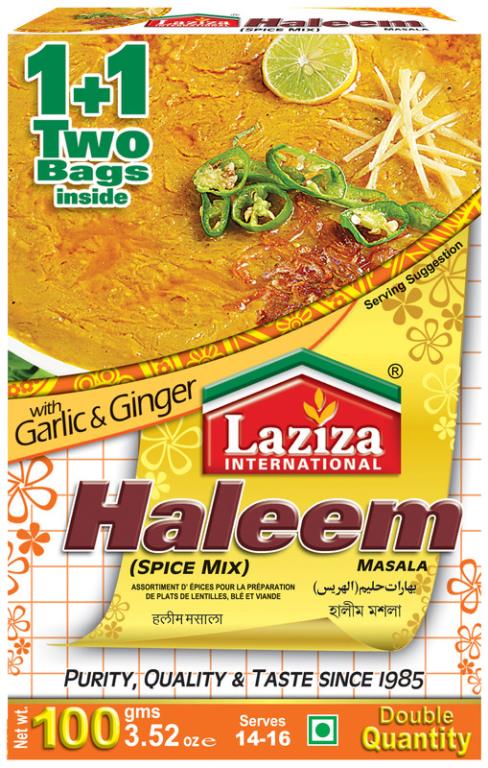 Haleem Masala with Ginger&Garlic - Laziza - 100g