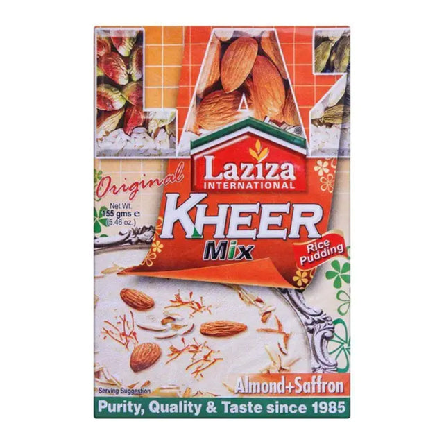 Kheer Rice Pudding Almond & Saffron Mix - Laziza - 155g