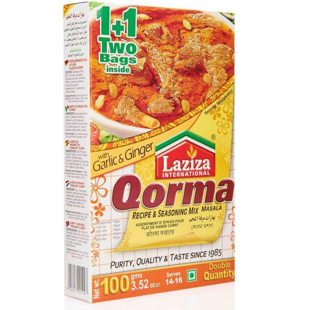 Qorma Masala with Garlic & Ginger - Laziza - 100g