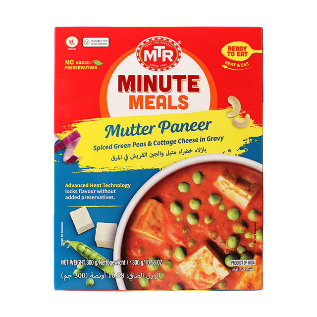 RTE Mutter Paneer - MTR - 300g