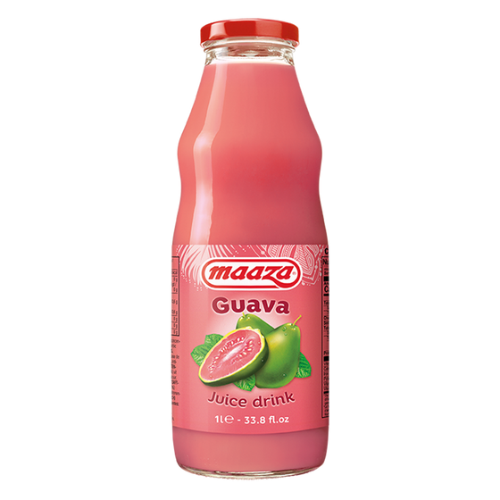 Guava Glass Bottle - Maaza - 330ml