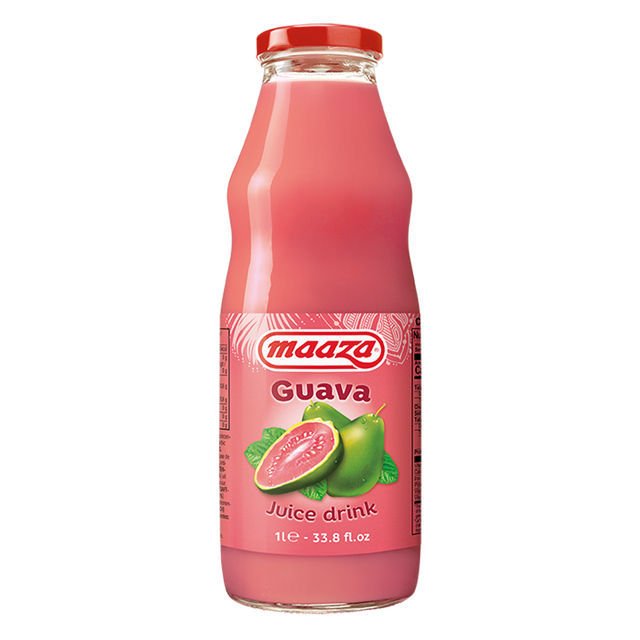 Guava Glass Bottle - Maaza - 330ml