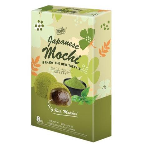 Japanese Style Mochi Matcha 8pc - Yuki & Love - 128g