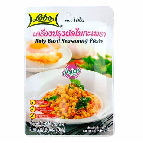 Holy Basil Seasoning Paste - Lobo - 50g