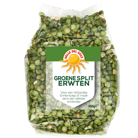 Green Split Peas - Valle Del Sole - 350g