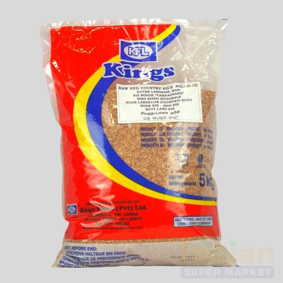 Parboiled Red Country Rice - Kings - 5kg