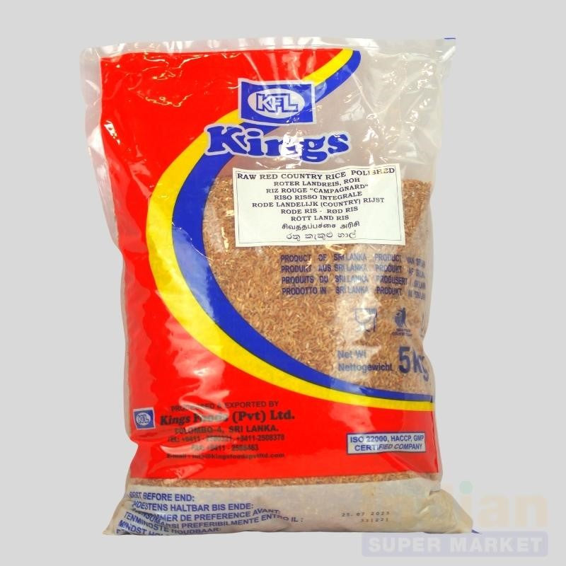 Parboiled Red Country Rice - Kings - 5kg