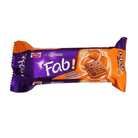 Fab Orange Hide & Seek Biscuits - Parle - 112g