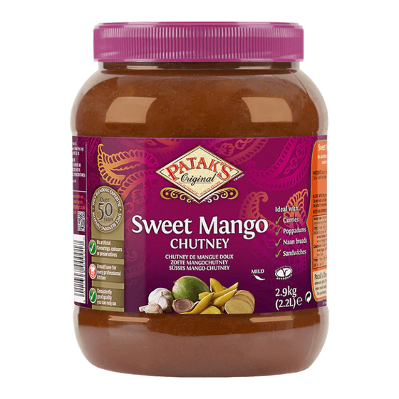 Sweet Mango Chutney - Patak's - 2.9kg