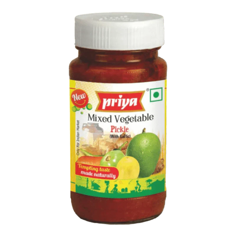 Mixed Vegetable Pickle in Oil - Priya - 300g