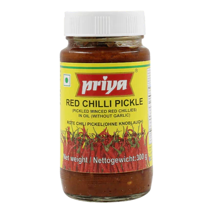 Red Chilli Pickled in Oil - Priya - 300g