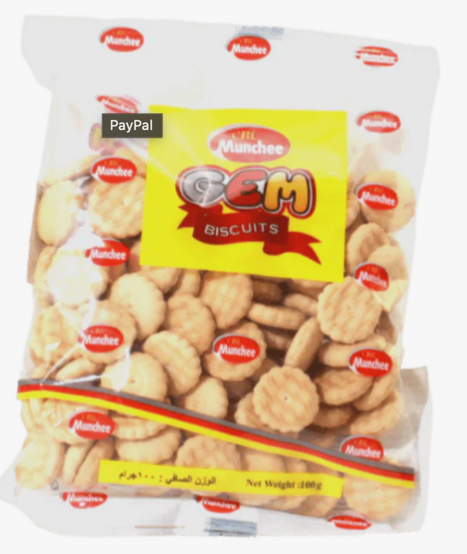Gem Biscuits - CBL Munchee - 100g