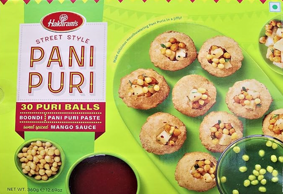 Street Style Pani Puri 30pc - Haldiram's - 360g