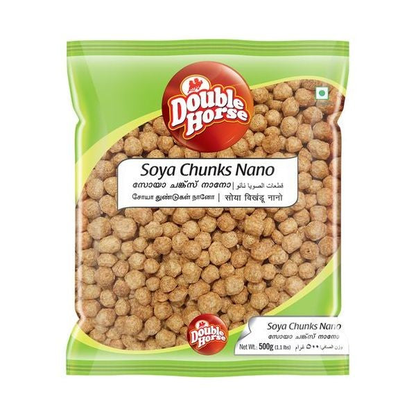 Soya Chunks Nano - Double Horse - 500g