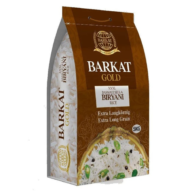 Basmati Sella Biryani Rice XXXL - Barkat - 5kg