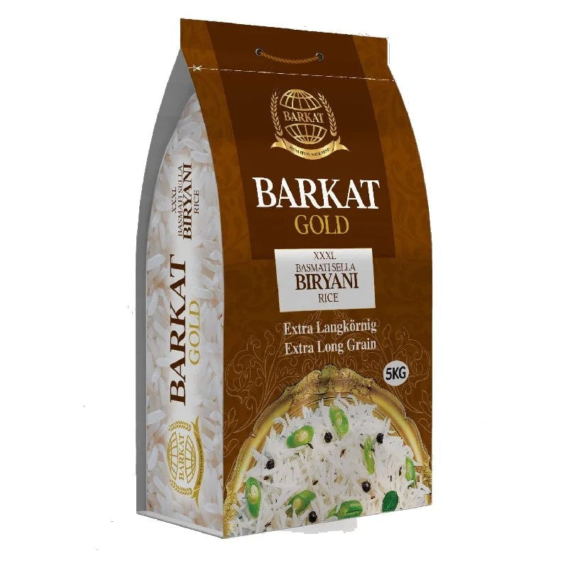Basmati Sella Biryani Rice XXXL - Barkat - 5kg