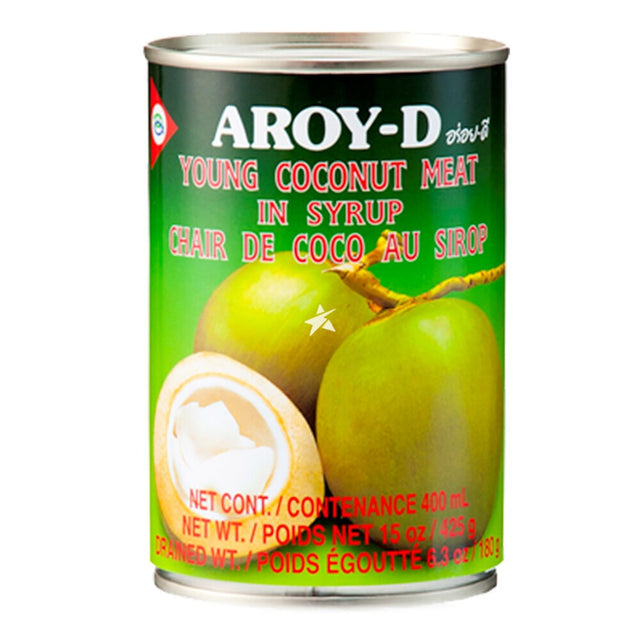 Young Coconut Meat In Syrup - AROY-D - 425g
