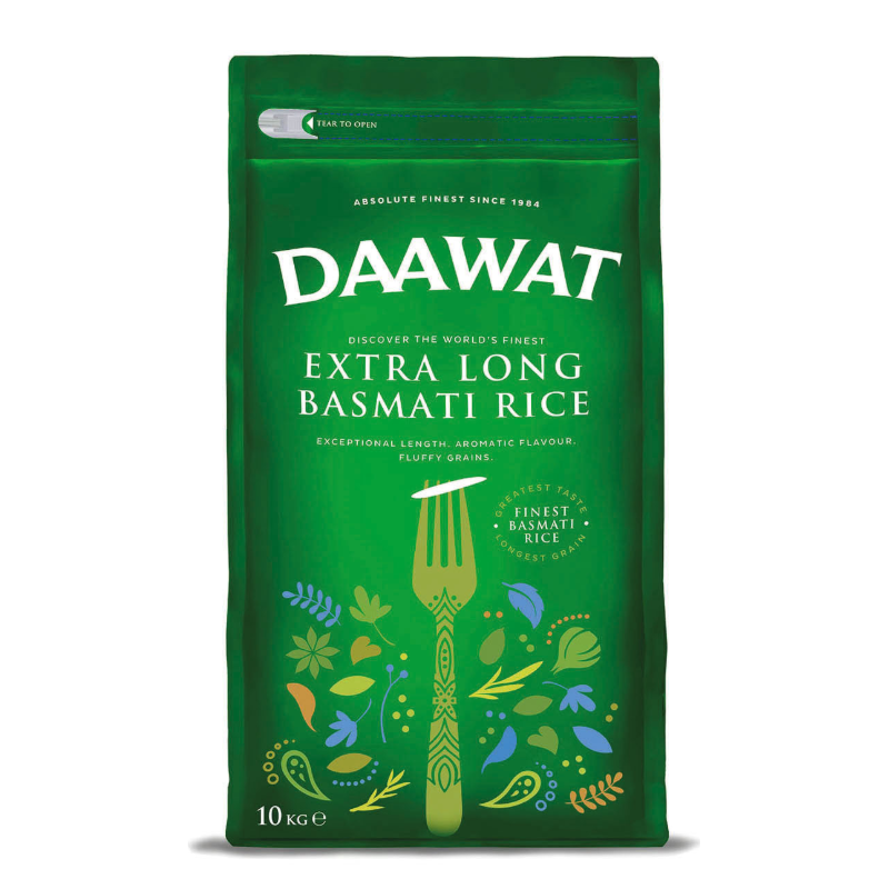 Extra Long Basmati Rice - Daawat - 10kg