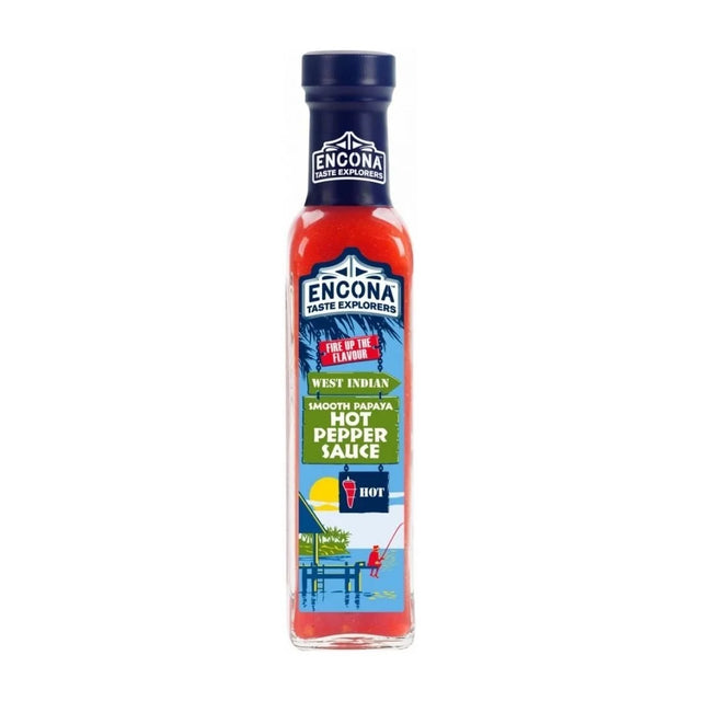 West Indian Papaya Hot Pepper Sauce - Encona - 142ml
