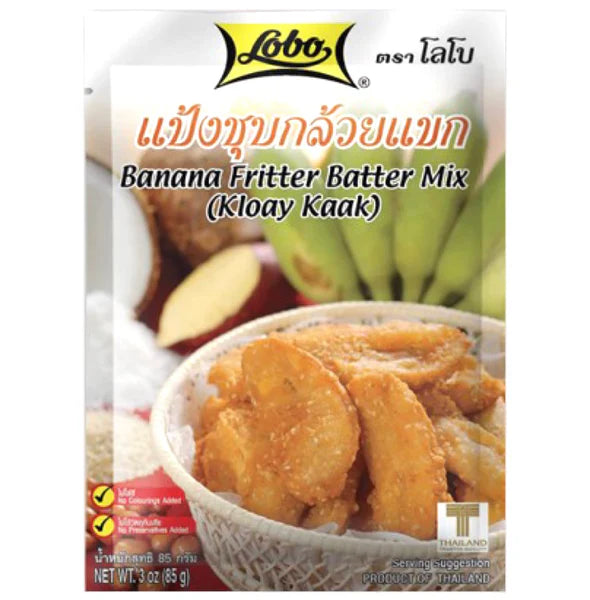 Banana Fritter Batter Mix (Kloay Kaak) - Lobo - 85g