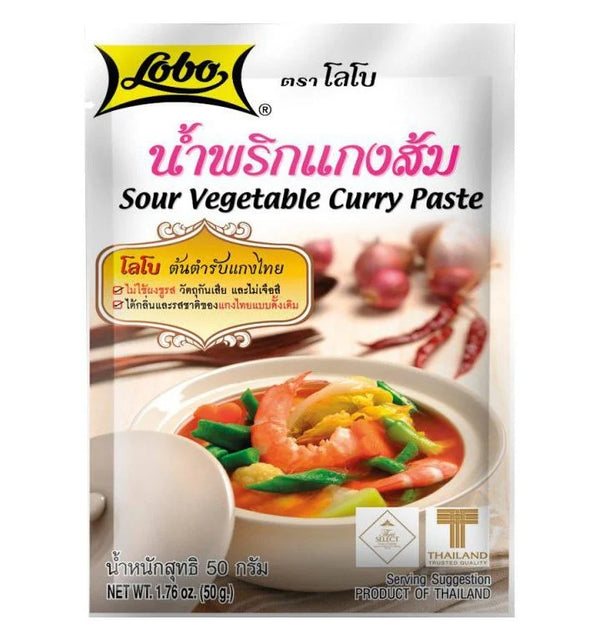 Sour Vegetable Curry Paste - Lobo - 50g