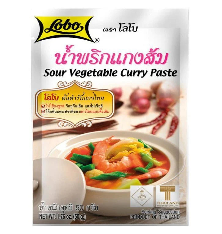 Sour Vegetable Curry Paste - Lobo - 50g